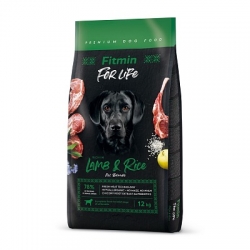 FITMIN FOR LIFE LAMB & RICE 12KG